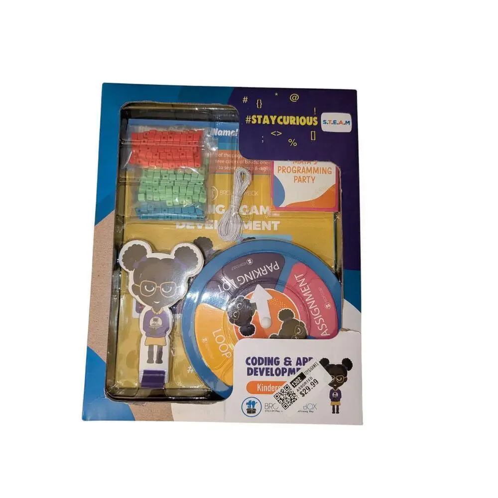 Brown Toy Box Coding App Dev Kit Kindergarten STEAM Unplugged
